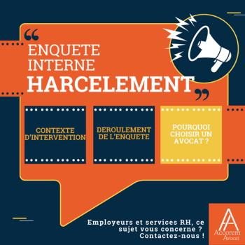 Signalement de harcèlement moral au travail, l’enquête interne est obligatoire